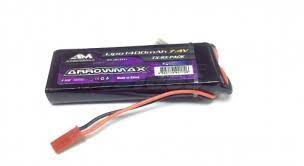 Arrowmax Lipo 1400mAh 7.4V Receiver Pack  GP JR Plug
