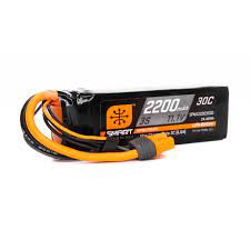 Spektrum 2200 mAh 3S 11.1V Smart Lipo 30C; IC3 G1