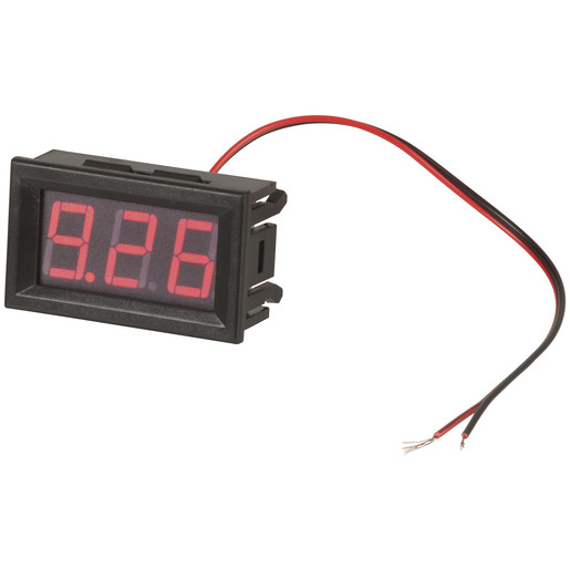 METER PNL LED VOLTMETER 4.5-30V RED