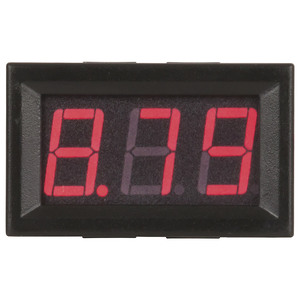 METER PNL LED VOLTMETER 4.5-30V RED