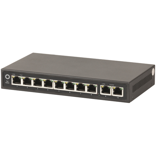 HUB SWITCH POE 10PORT 120W GIGABIT W/PSU