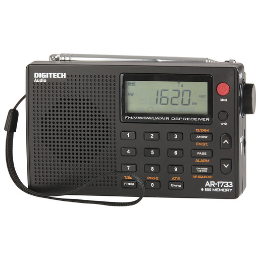 RADIO REC AM/FM/SW/AIR PLL W/LCD ALARM