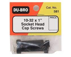 Du Bro 10-32 x 1' Socket Head Cap Screws # 581