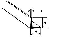 Plastruct Angle 1/4' AFS-8