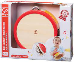 Hape tap a long tambourine