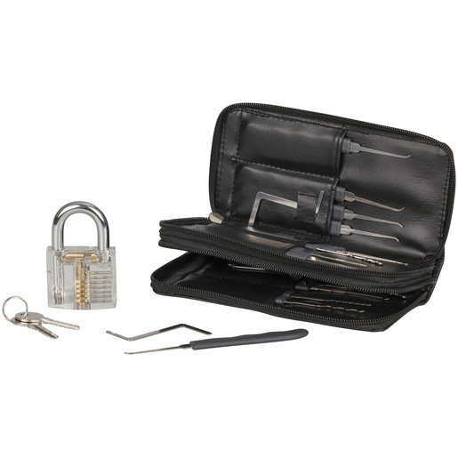 TOOL KIT LOCK PICKING 24PCE W/CASE