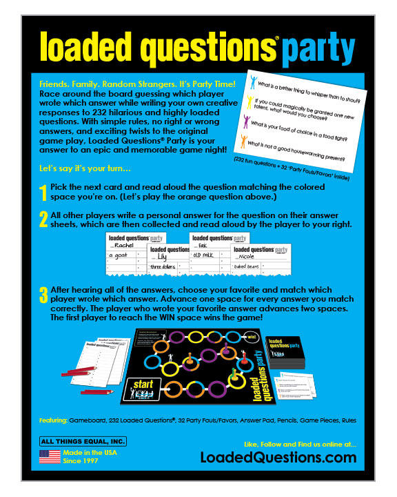 Loaded questions party