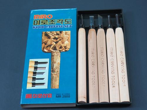 Miro Wood Carving Set 5 pc