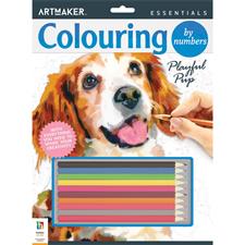 Essentials Colour by Number - Dog
