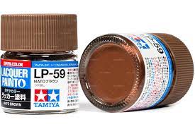 Tamiya Lacquer Paint  LP-59 Nato Brown