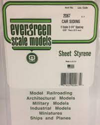 Evergreen Scale Models #2067 Car Siding