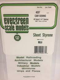 Evergreen Scale Models #4037 Car Siding