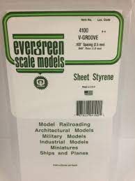 Evergreen Sclae Models #4100 V-Groove