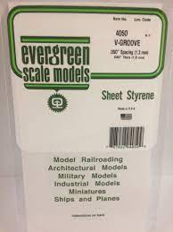 Evergreen Models #4050 V-Groove