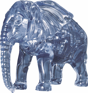 Crystal Puzzle Elephant