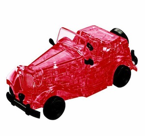 Crystal Puzzle Classic Car - Red