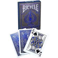 Bicycle Foil Back Cobalt Cards