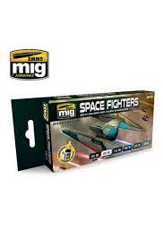 AMMO by Mig Jimenez A.MIG-7131 Space Fighters SCI-FI colours Paint