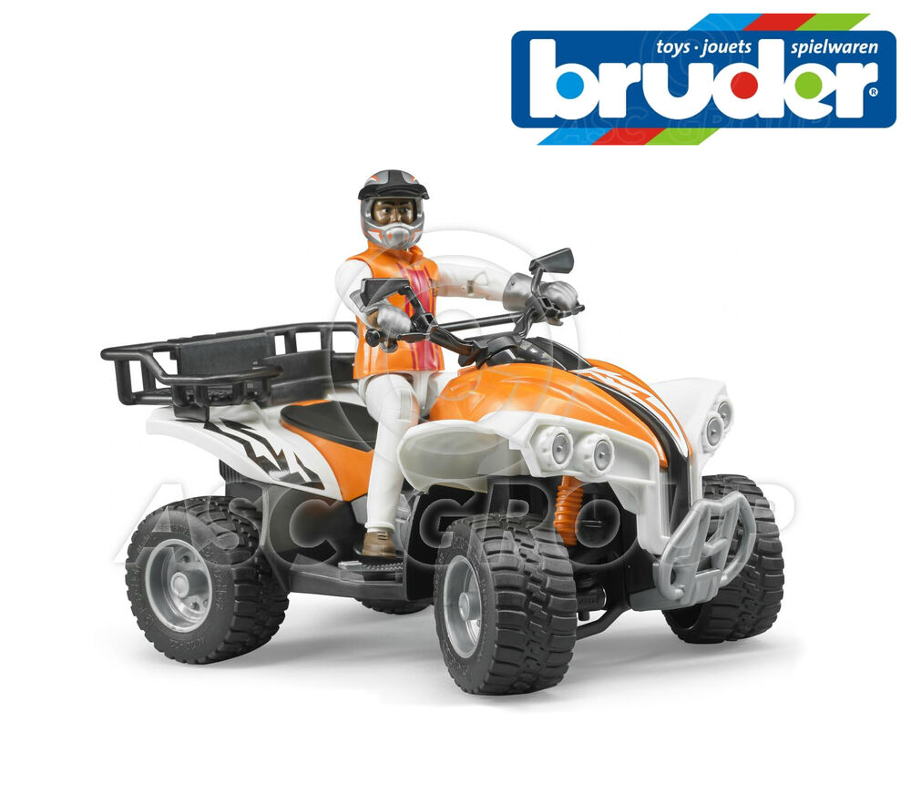Bruder Quad bike with person