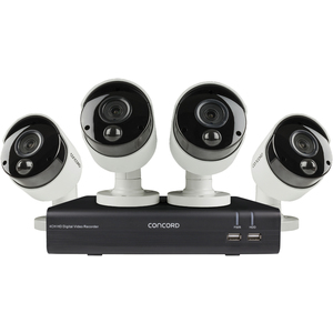 DVR/CAM KIT 1080P 4CH+4XPIR BCAMV2 CNCRD