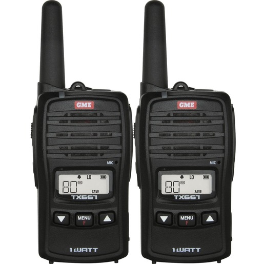 TRANSCEIVER UHF 1W TWIN PK GME TX667TP