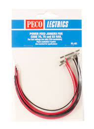 Peco Power Feed Joiners (4 pair) PL-81