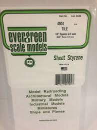 Evergreen Sclae Models #4504 Tile
