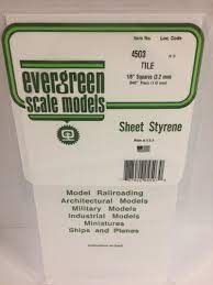 Evergreen Sclae Models #4503 Tile