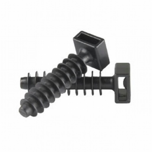 CABLE TIE MNT CONCRETE PK100 BLK NYLON