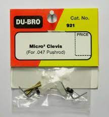 Du Bro Micro Clevis (.047 pushrod)