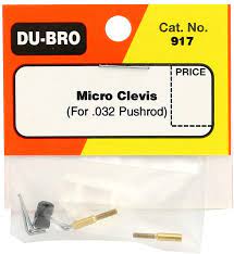 Du Bro Du Bro Micro Clevis (.032 pushrod) #917
