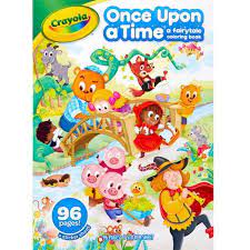 Crayola Colouring in book - Once Upon a Time   96 Pgs