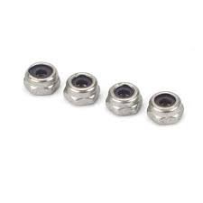 Du-Bro NO 6 S/S Lock Nuts with Nylon Insert #3113