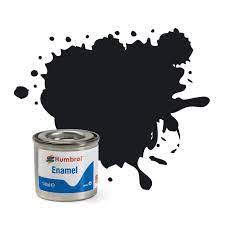 Humbrol Enamel Paint  Black Gloss #21