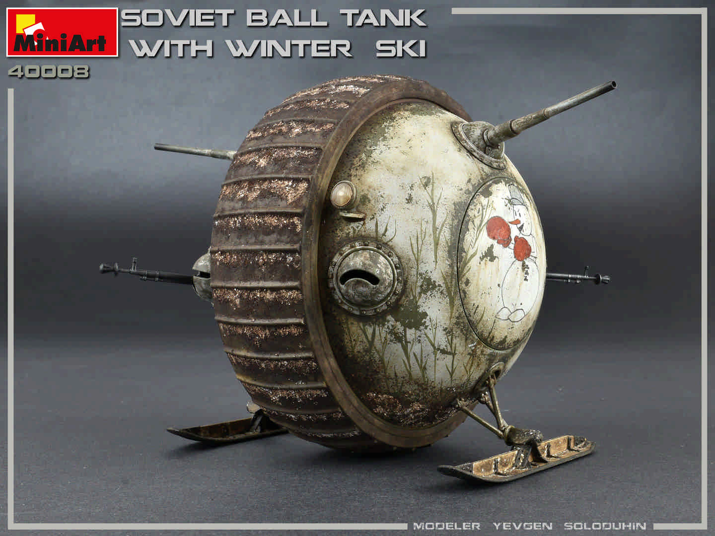 Miniart 1:35 Soviet Ball Tank with Winter Ski 40008