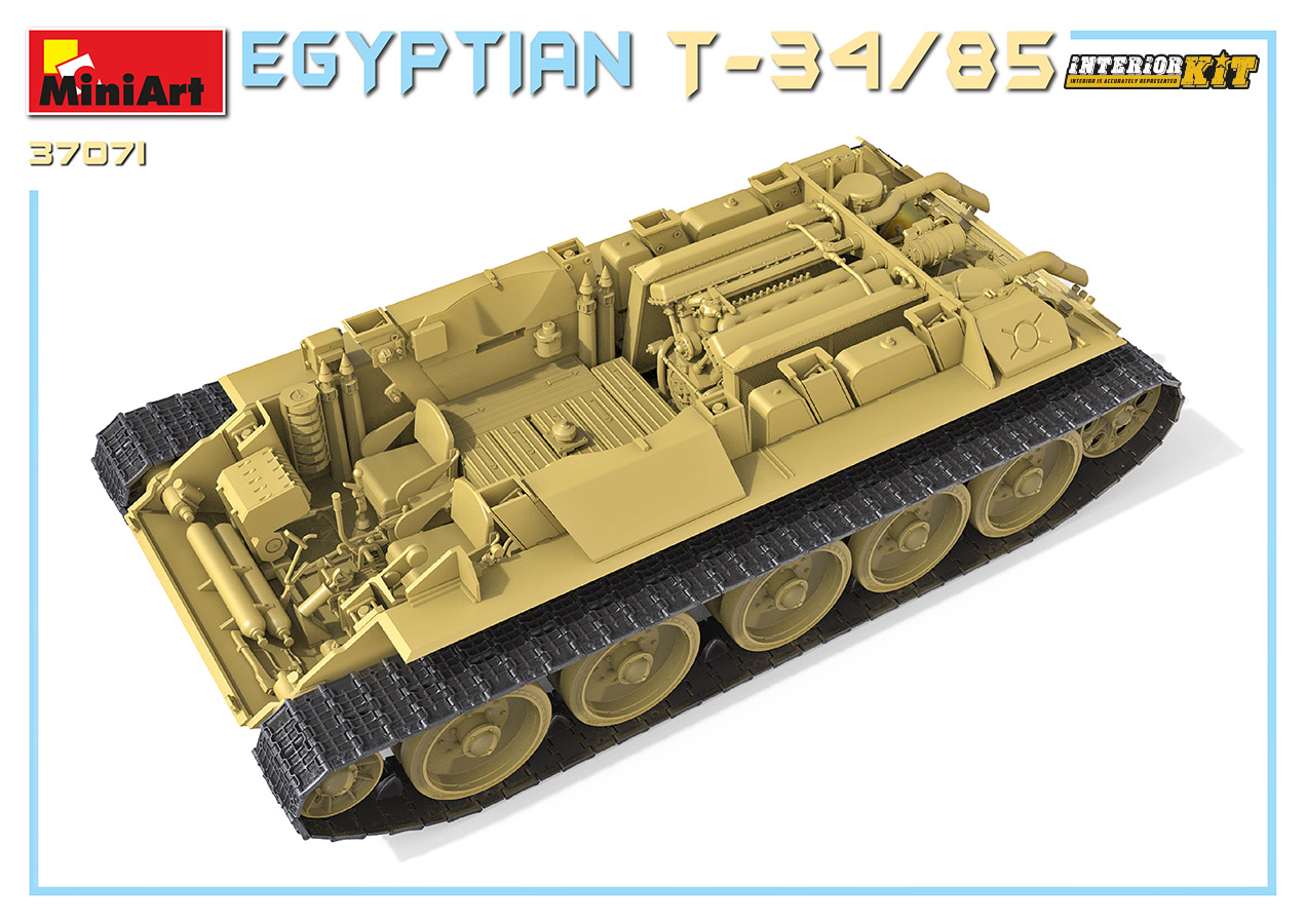 Miniart 135 Egyptian T34/85 37071 Taupo Hobbies & Toys Ltd Store