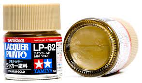 Tamiya Lacquer Paint LP-62 Titanium Gold