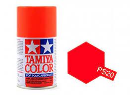 Tamiya Spray Paint PS-20 Fluorescent Red