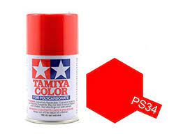 Tamiya Spray Paint  PS-34 Bright Red