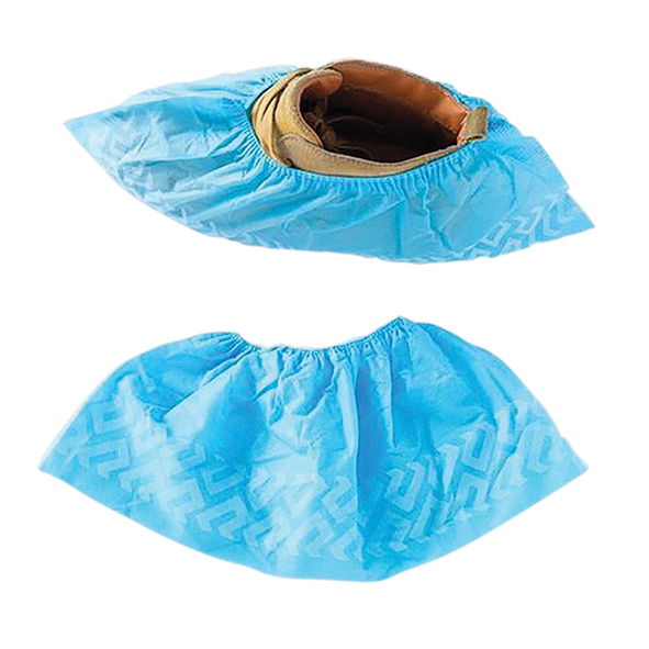 Armour Disposable PP Non Skid Shoe Cover Blue