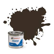Humbrol Enamel Paint Service Brown Gloss #10