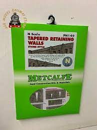 Metcalfe N scale Tapered Retaining Wall Stone Style PN149