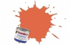 Humbrol Enamel Paint Orange Lining Matt #82