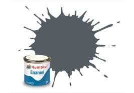 Humbrol Enamel Paint Dark Grey Satin #125