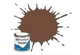 Humbrol Enamel Paint Chocolate Matt #98