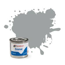 Humbrol Enamel Paint Extra Dark Grey Sea Satin #123