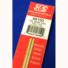 K&S SQ Brass Tube # 8150
