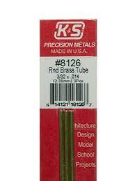 K & S Round Brass Tube #8126
