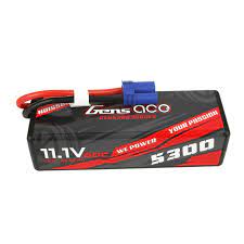 Gens Ace 5300mAh 3S 11.1v 60C Hardcase with EC5