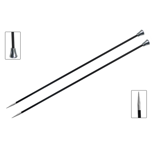 3.25mm KnitPro Karbonz Straight Needles – 35cm